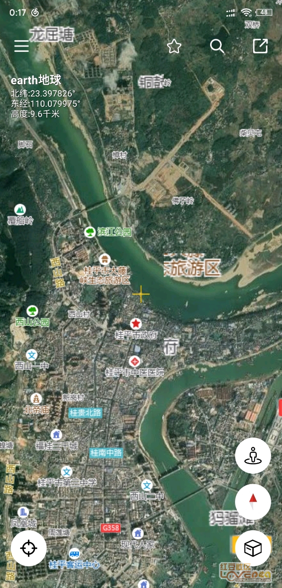 最新桂平衛(wèi)星地圖，開啟一段溫馨有趣的探索之旅