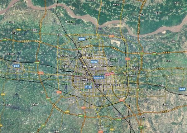 鄭州衛(wèi)星地圖最新版，古都的航天視角探索